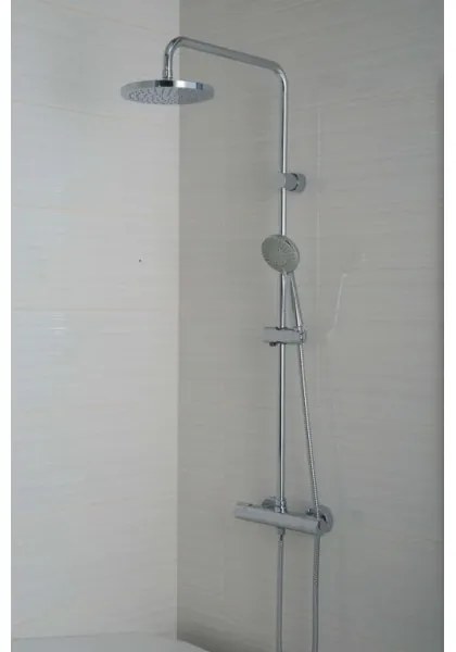 Set de duș cu baterie termostatică JIKA H3337170045711 MIO crom lucios