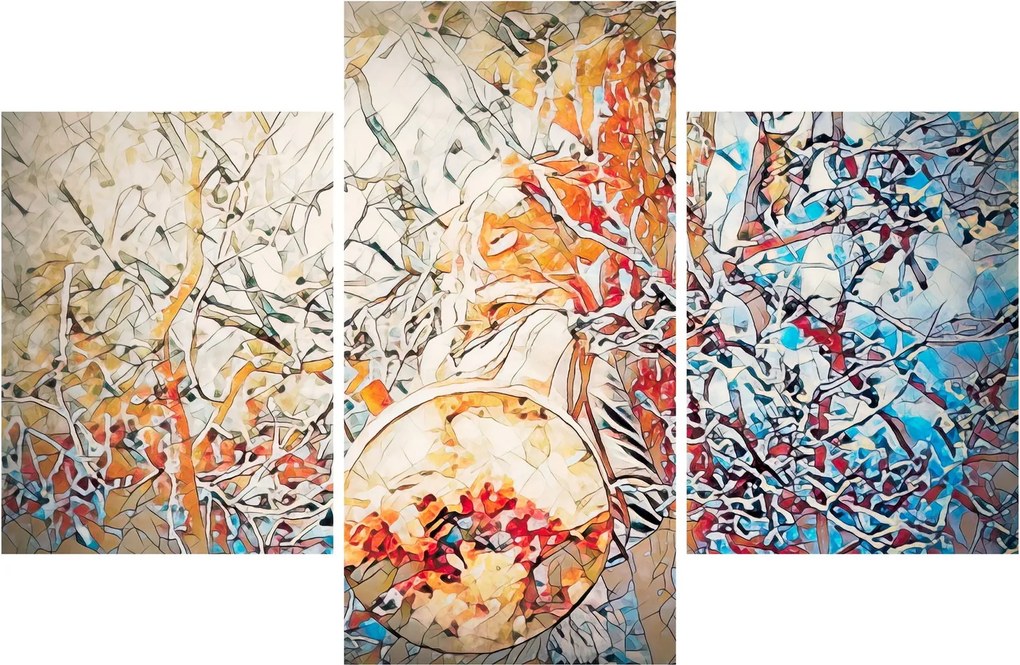 Tablou - Abstract mozaic (90x60 cm)