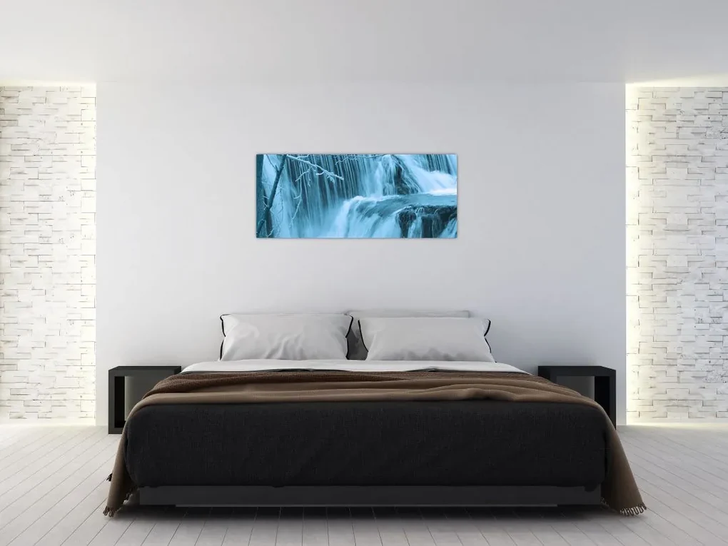 Tablou - cascadele închețate (120x50 cm)