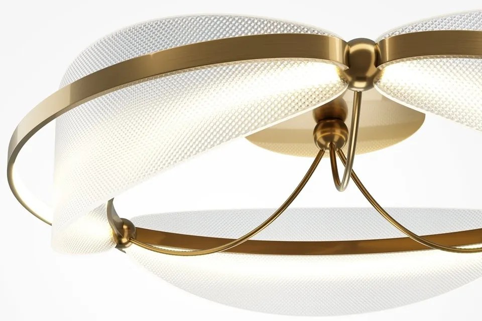 Lustra LED aplicata design decorativ Breeze