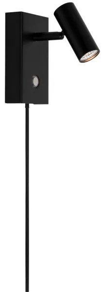 Nordlux - Spot LED de perete OMARI LED/3,2W/230V negru, dimabil