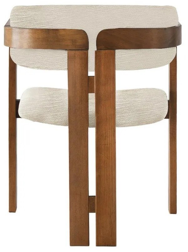 Scaun de sufragerie CO Light Grey and Walnut