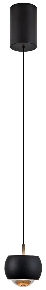 Lustră LED dimabilă Immax NEO 07219L DORMINE 6W/230V negru mat Tuya + telecomandă