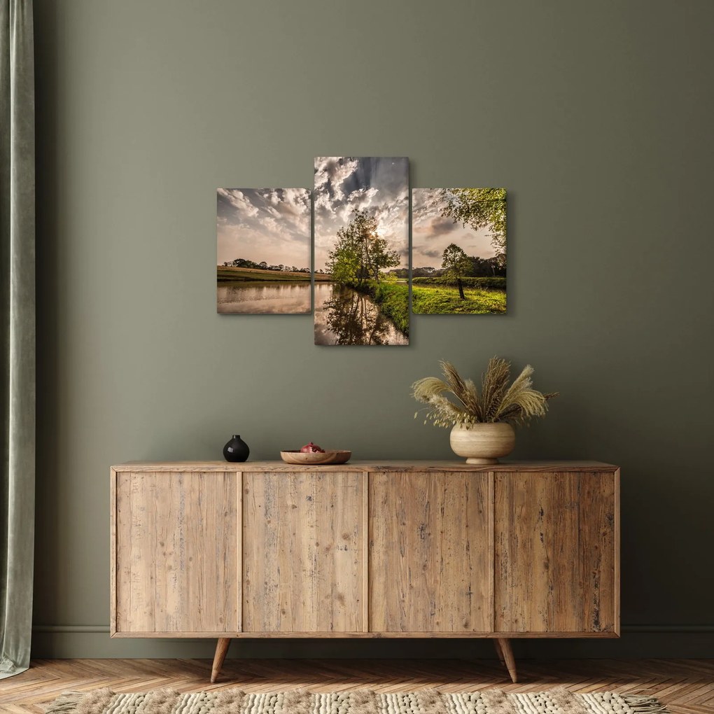 Tablou naturii cu raze de soae (90x60 cm)