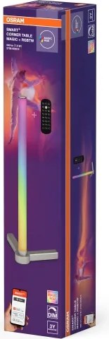 Osram - Lampă de birou LED RGBW reglabilă SMART+ MAGIC LED/7,5W/230V argintie Wi‑Fi + telecomandă