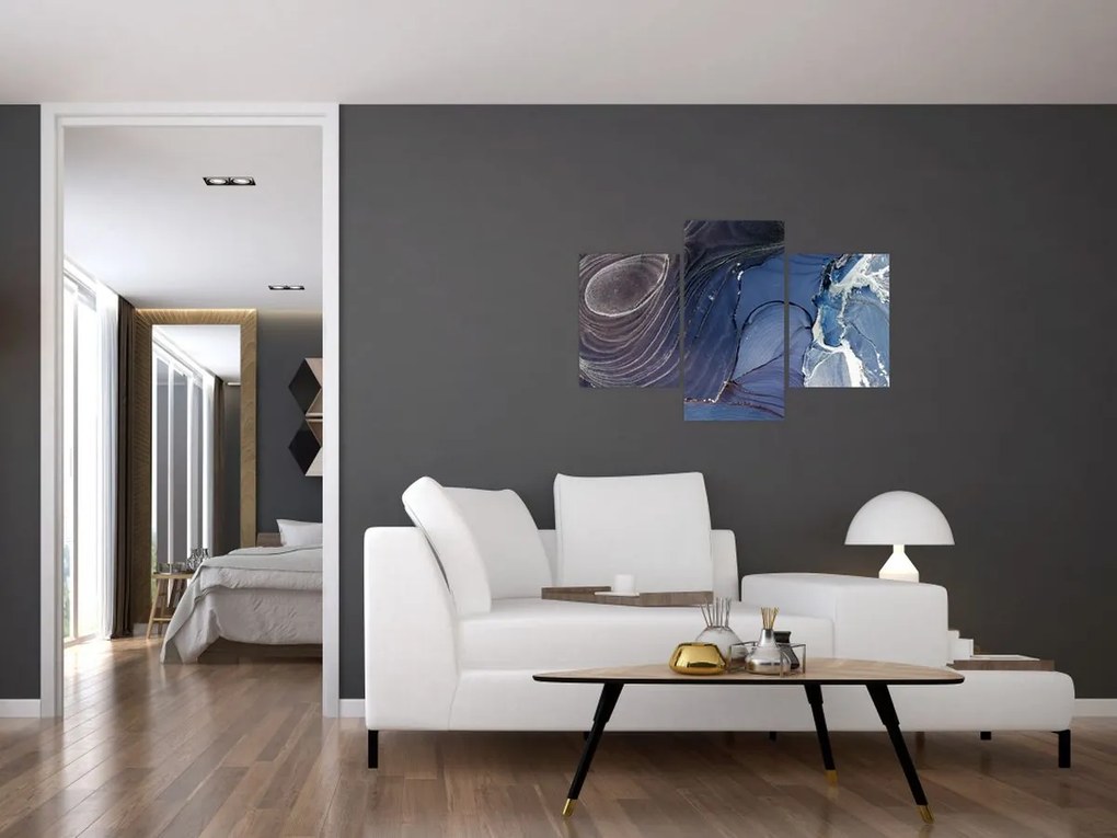 Tablou - Cerneală marmorată (90x60 cm)