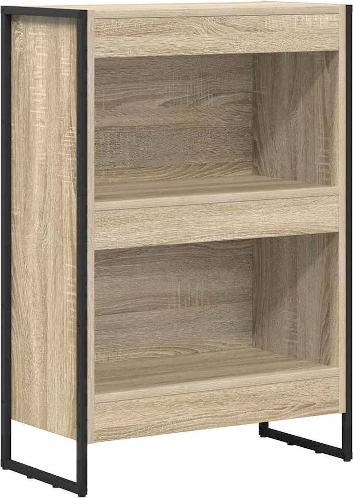 vidaXL Dulap pentru cărți Sonoma 80 x 30 x 155 cm Lemn compozit