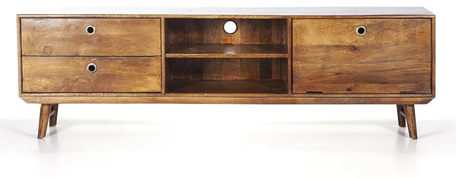 Comoda Tv din mango Wisconsin 180 cm