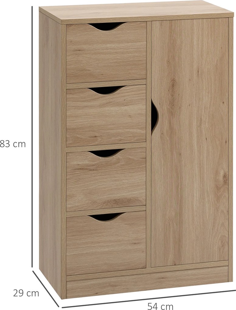 HOMCOM Dulap Mic Baie Dulap Baie Modern Practic 2 Niveluri | Aosom Romania