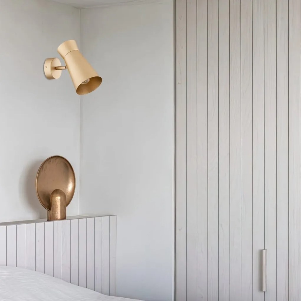 Aplica de perete design minimalist, Otel, Auriu, LORD