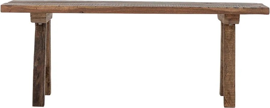 Bancă de grădină în culoare naturală din lemn masiv Brosse – Bloomingville