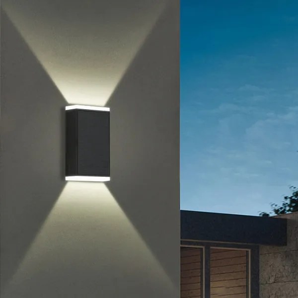 Aplică LED solară Brilagi SUN GUARD LED/2W/3,7V 2000 mAh IP45