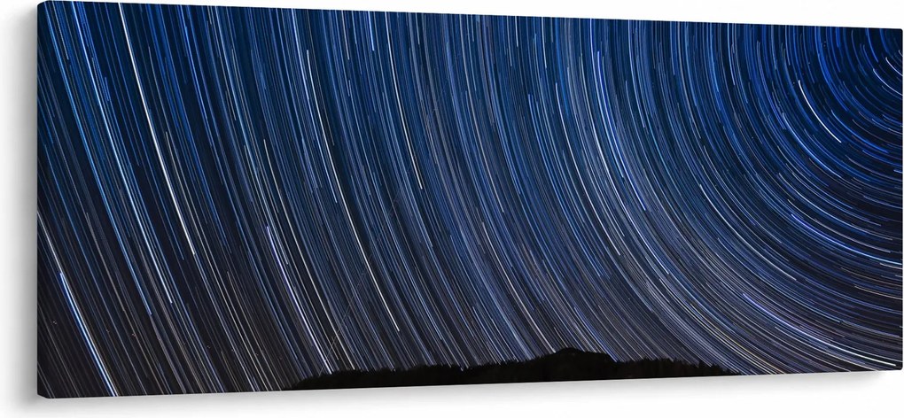 Tablou cu stele noaptea și cerul (120x50 cm)