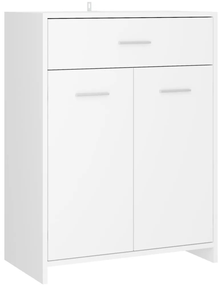 805024 vidaXL Dulap de baie, alb, 60 x 33 x 80 cm, PAL
