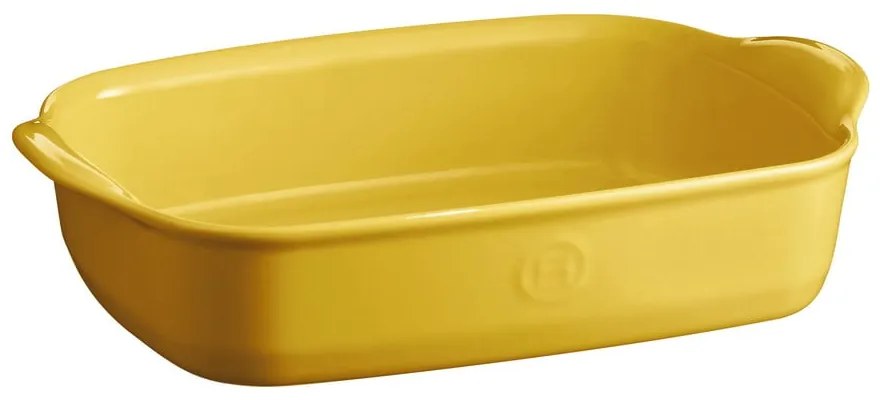 Vas de copt din ceramică Emile Henry Ultime, 29 x 19 cm, galben