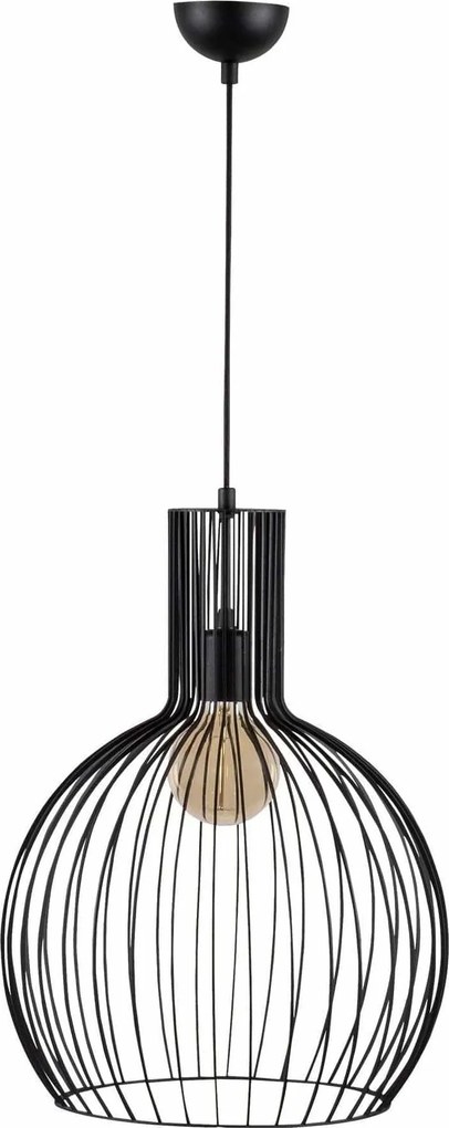 Lustra FELLINI MR 756, negru, metal, 38x66-146 cm