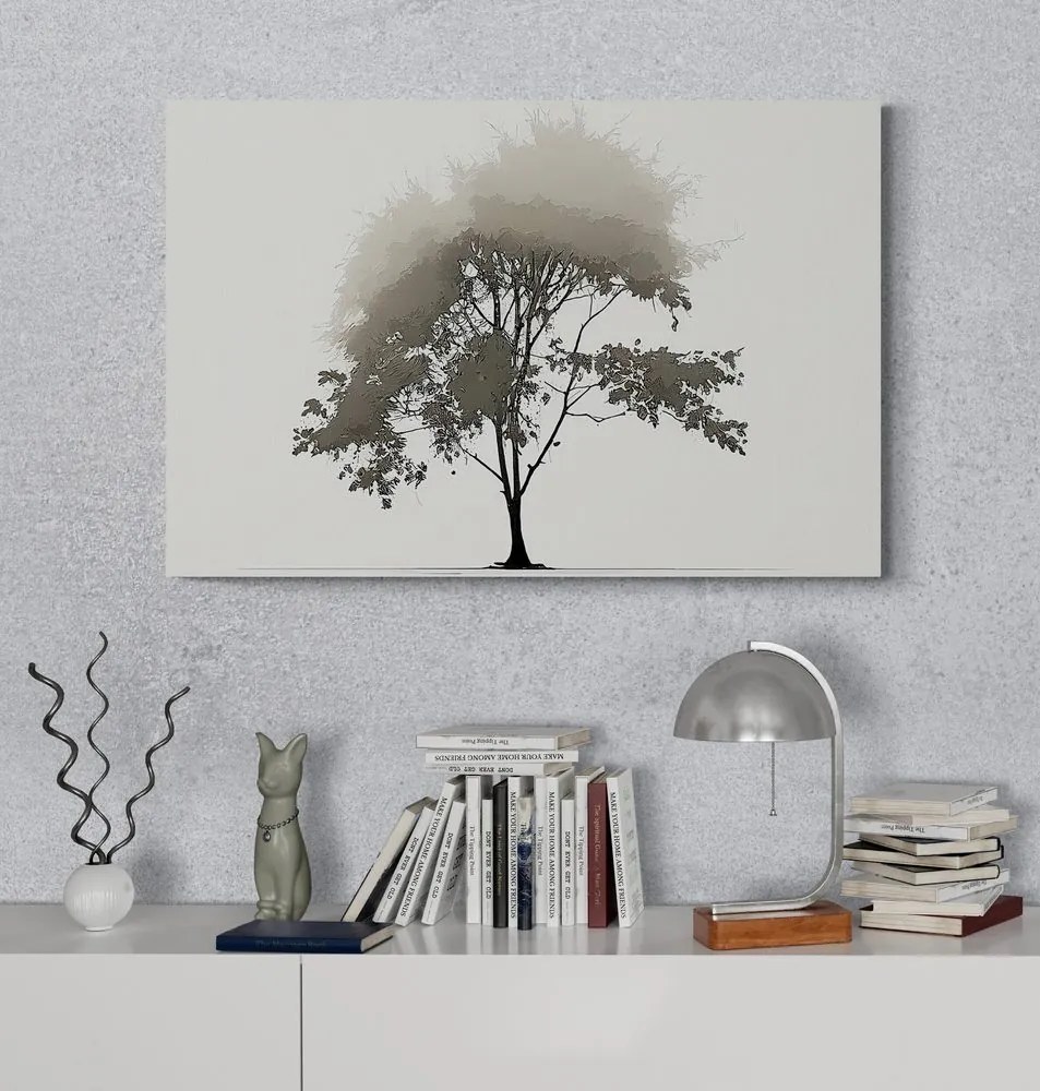Tablou copac foios minimalist