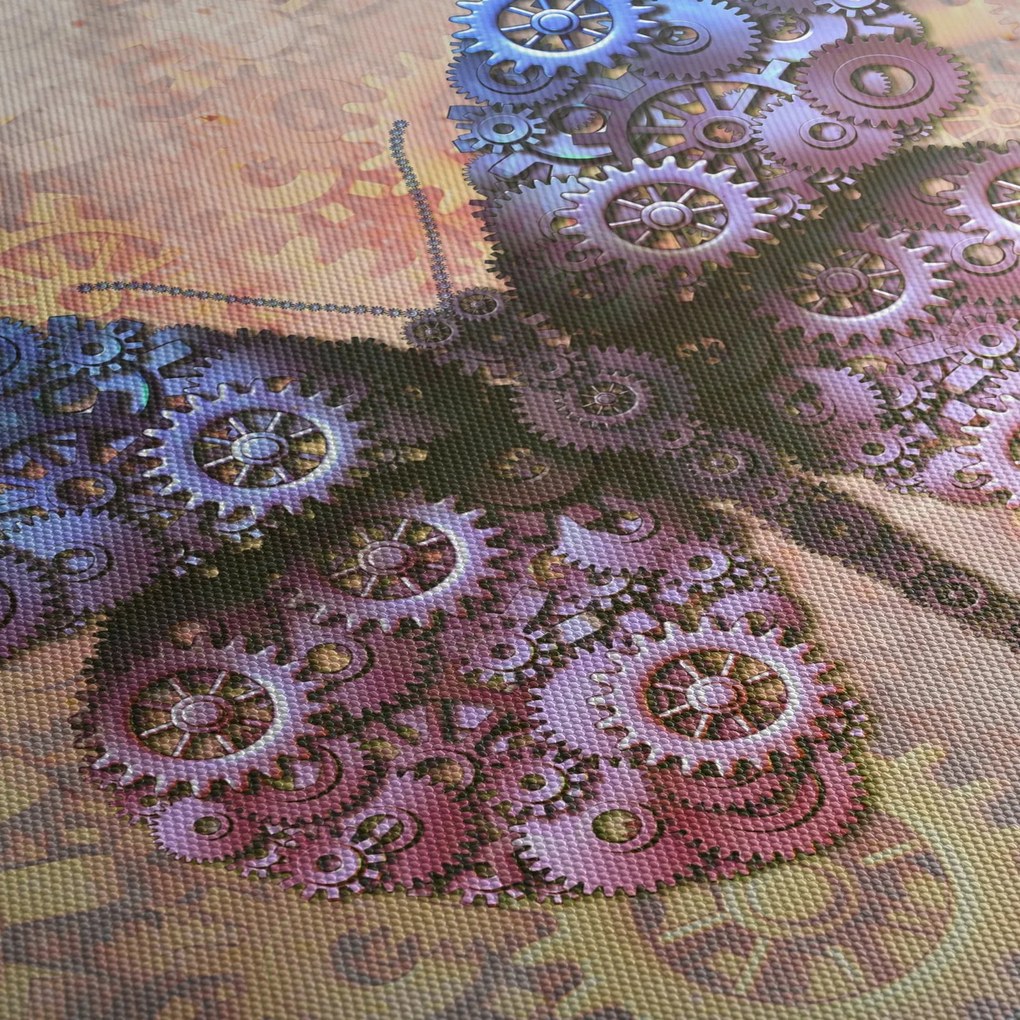 Tablou - Fluture steampunk (120x50 cm)