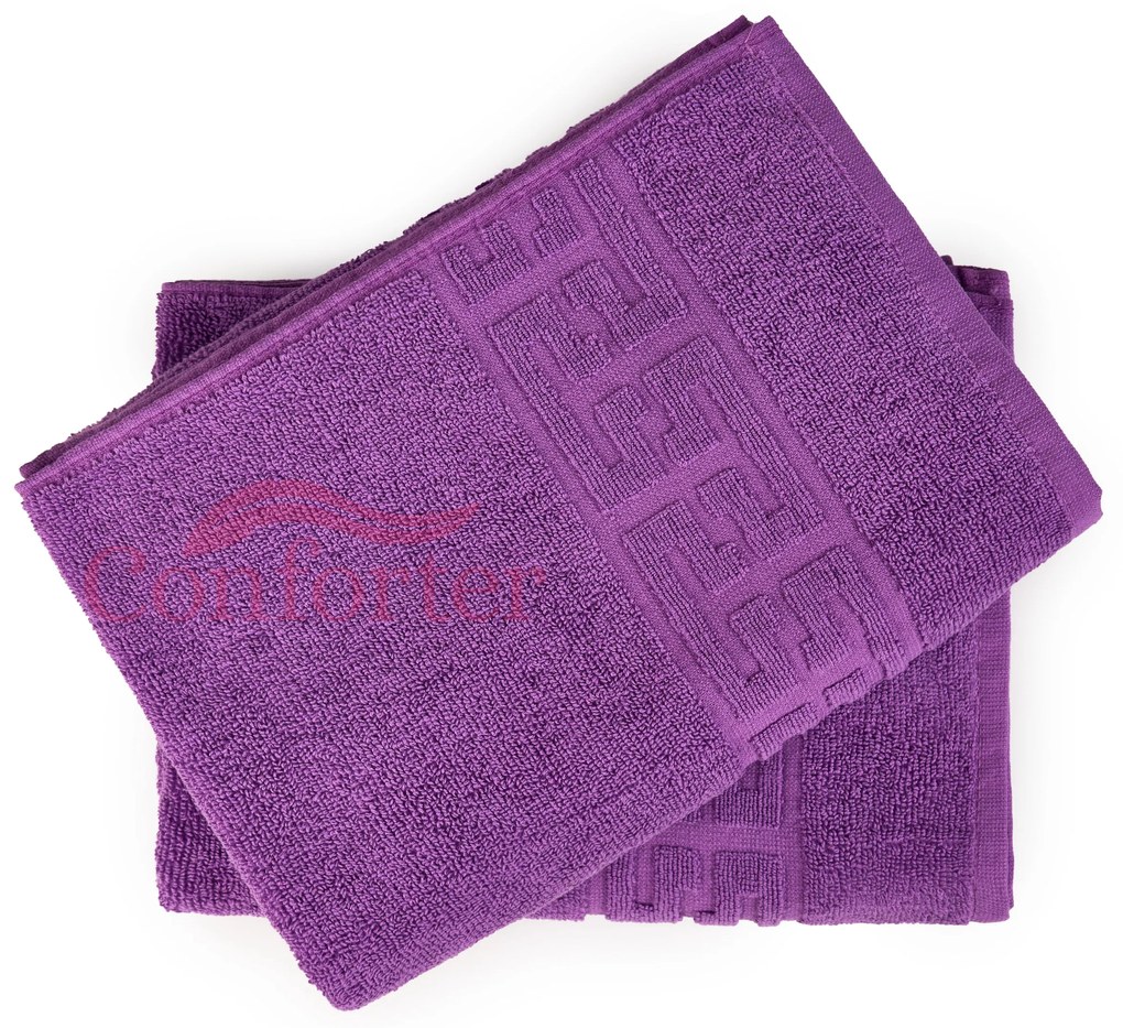 Set 2 Prosoape Bumbac 500 grame 2PRG512 Purple 70x130 cm