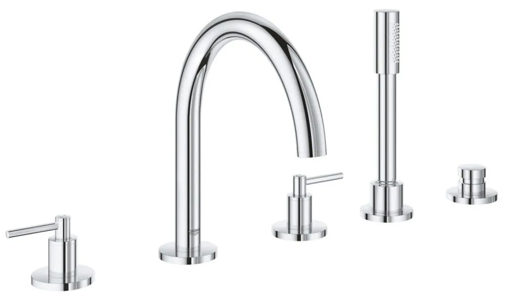 Baterie cada - dus Grohe Atrio crom 5 elemente