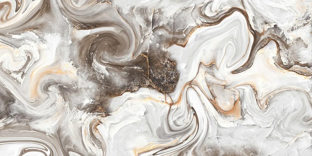 Tapet Marble Swirl Nougat, Rebel Walls