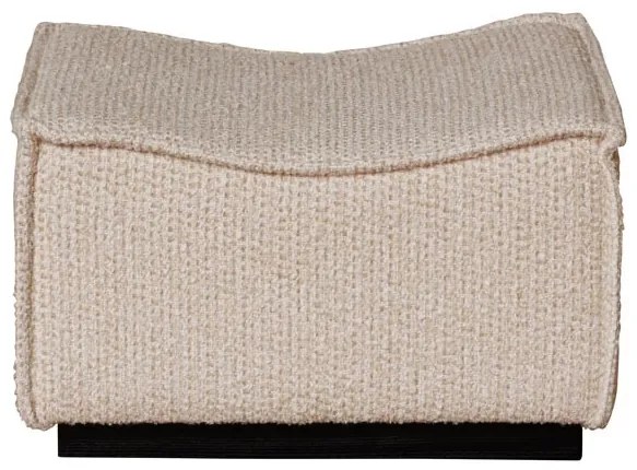 Taburet bej, din material textil, Sofa Garry