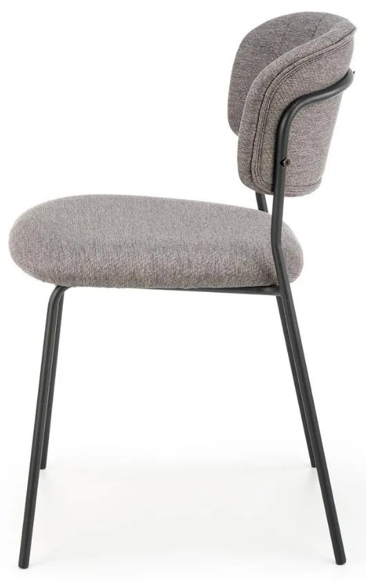 Scaun de bucaterie Zalar, gri/negru