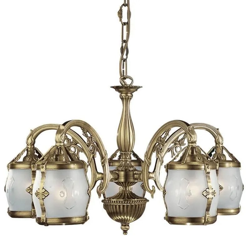 Candelabru clasic cu 5 brate design italian realizat manual 4020