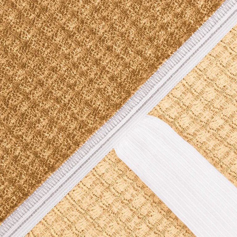 Huse super elastice RUBINIA aurii colțar (l. 340 - 540 cm)