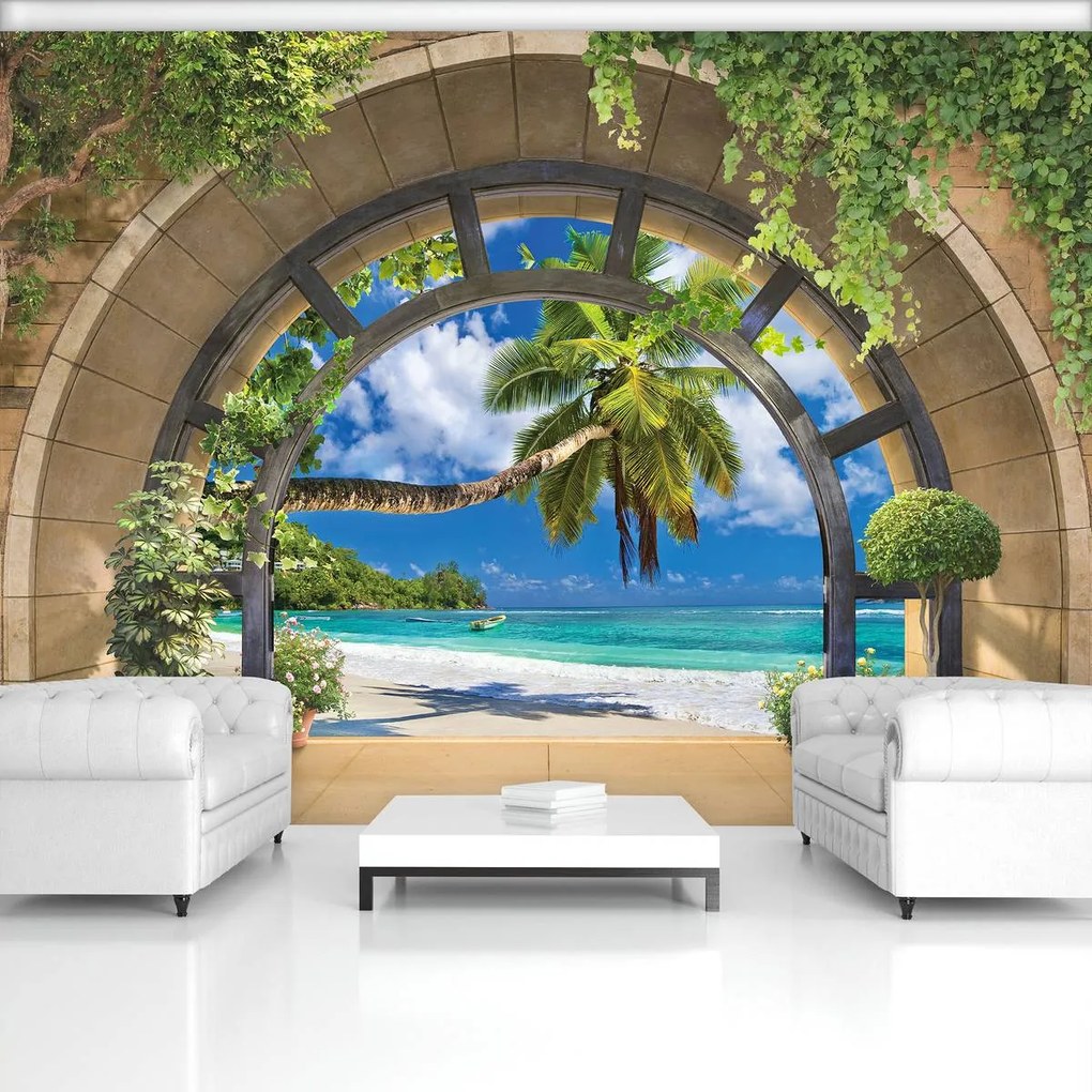 Fototapet - Privire spre plajă (152,5x104 cm)