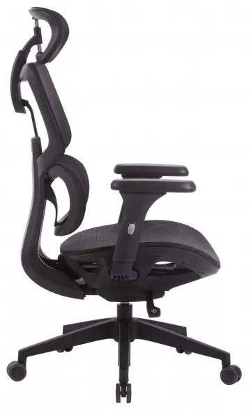 Scaun ergonomic HumanTech, spătar și șezut mesh, suport lombar, tetieră, brațe 3D