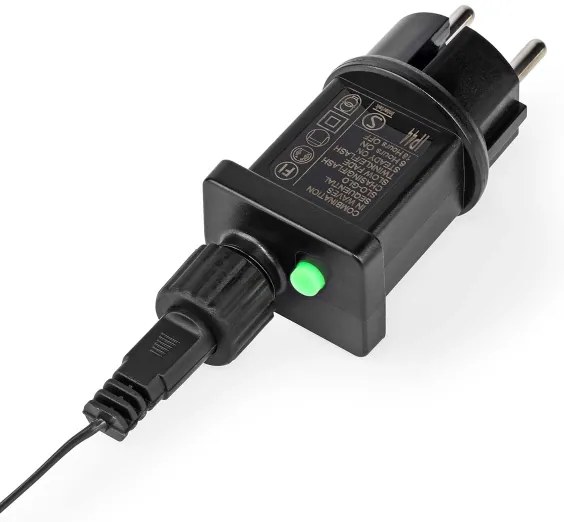 Nedis Perdea luminoasă LED CLLN160 - 160 LED, 7 funcții, 5 m, IP44, alb cald