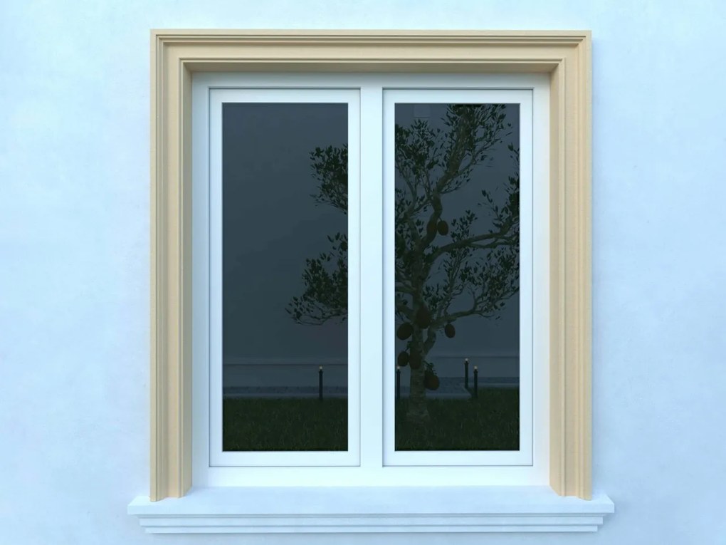 Ancadrament fereastra exterior FP124 dimensiuni 130x60x2000mm