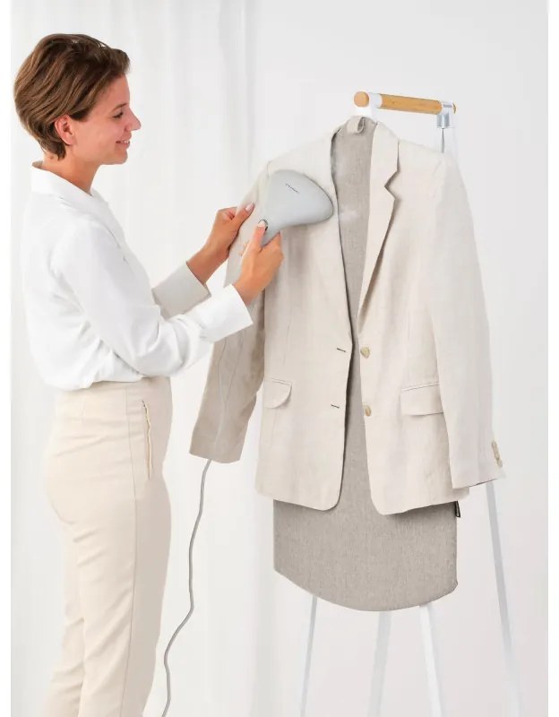 Accesoriu pentru calcarea cu aburi pe verticala Brabantia Linn 1008937, Instalare usoara, Reglabil, Gri