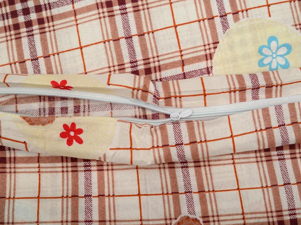 Lenjerii din bumbac pentru patut Culoare maro, TEDDY LOVE