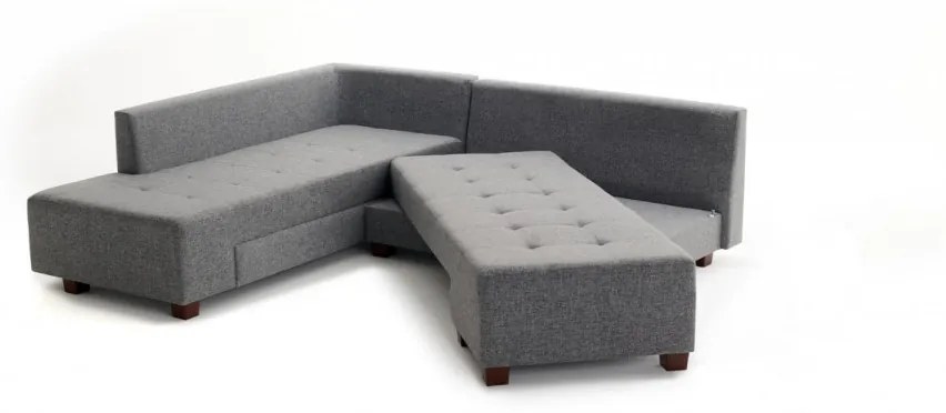 Canapea Extensibilă Manama Corner Sofa Bed Left, Gri