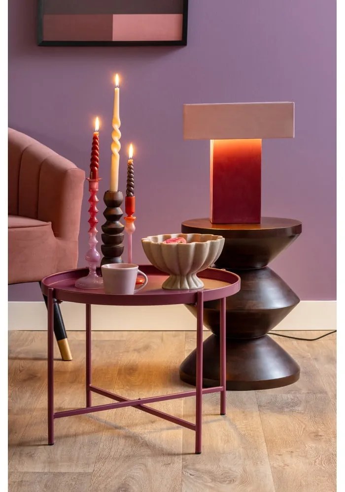 Sfeșnic din sticlă Duo Colores – PT LIVING