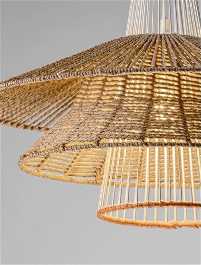 Lustra suspendata design decorativ, KAO, D 50cm