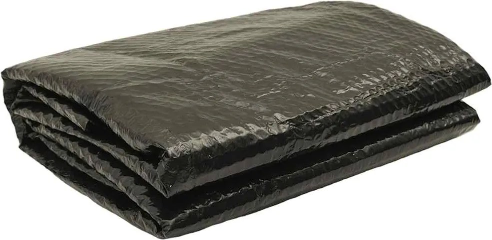 vidaXL Prelată piscină, negru, 488 cm, PE