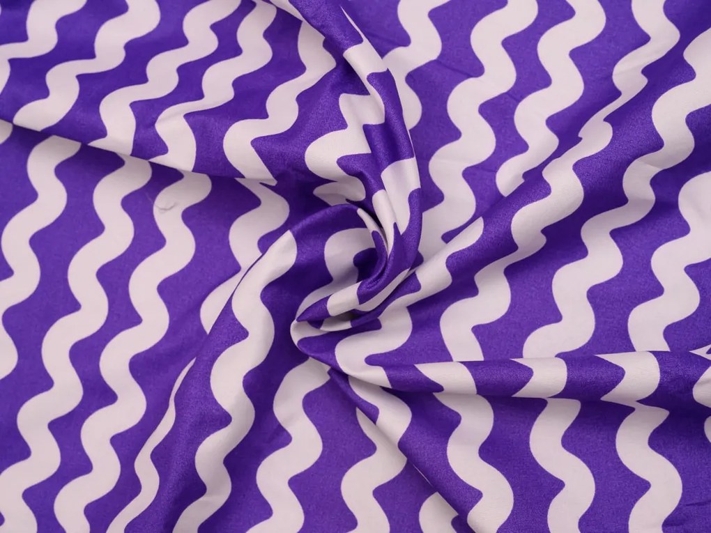 Lenjerie de pat din microfibra violet ANANAS Dimensiune lenjerie de pat: 2 buc 80 x 80 cm | 200 x 220 cm