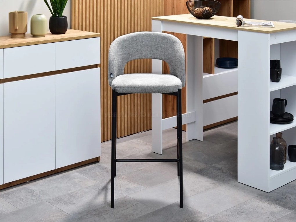 Scaun Gustav (gri + negru). 1110696