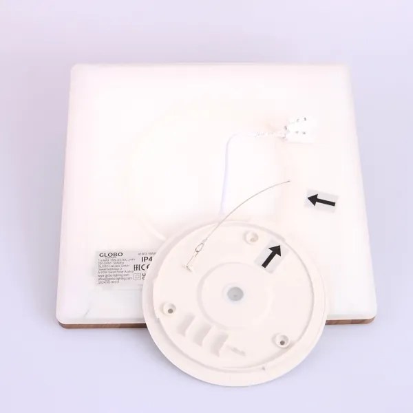 Plafonieră LED dimabilă pentru baie SAPANA LED/18W/230V IP44 Globo 41563-18WW