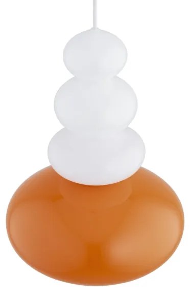 Lustră pe cablu Argon 8822 DIEGO 1xGU10/5W/230V alb/portocaliu
