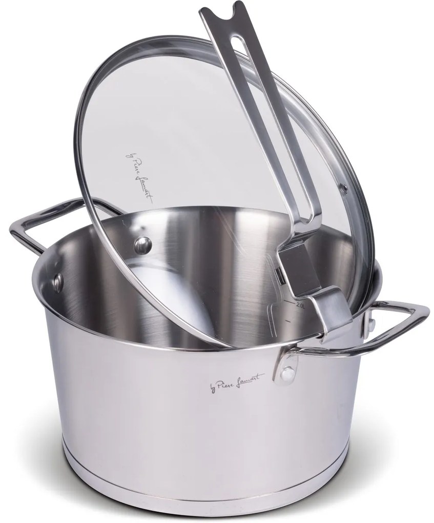 Lamart LT1275 cratiță cu capac Conic diametru 22 xînălțime 12 cm