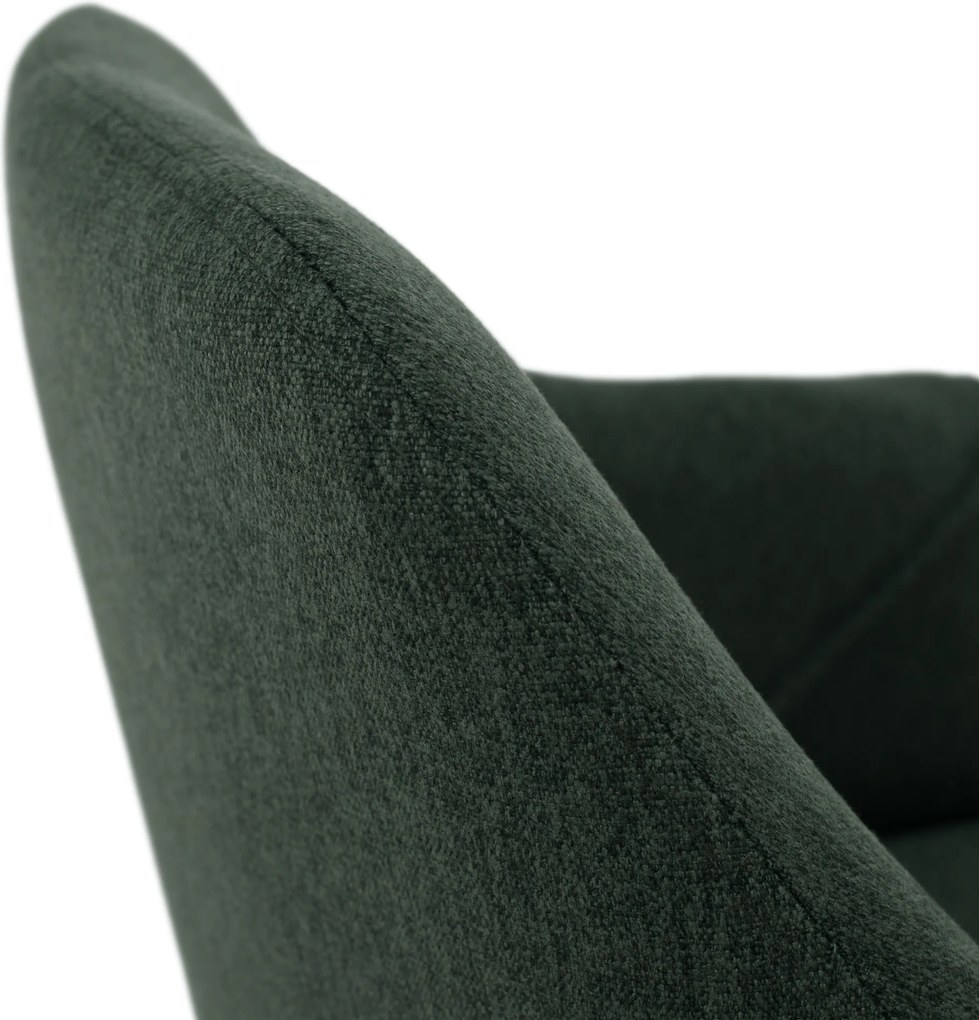 Fotoliu design, verde / fag, PETRUS