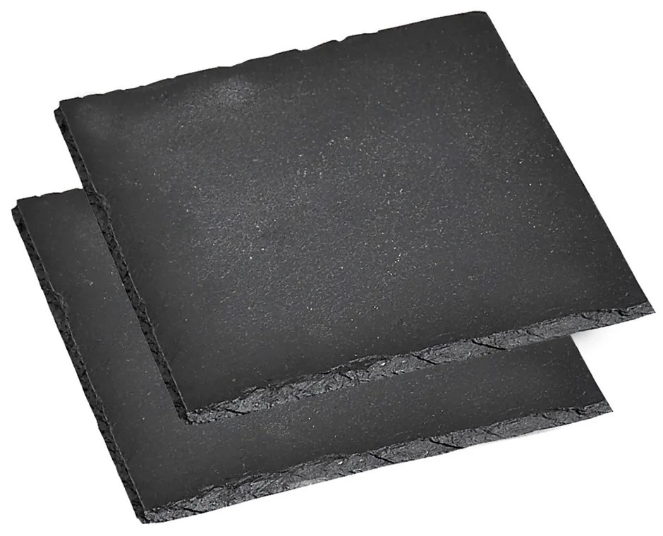 Set de suporturi din ardezie Kesper 38110 2 buc,13 x 13 cm