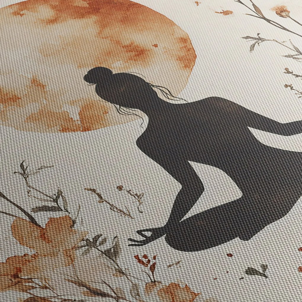 Tablou - Yoga Portocalie (150x105 cm)