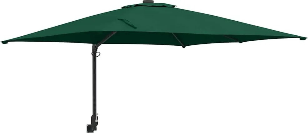 vidaXL Parasol de Grădină Verde 248,5 x 247,5 x 160 cm