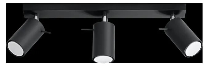 Plafonieră Sollux Etna, negru