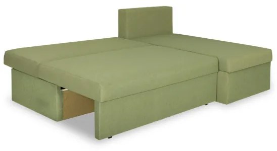 Coltar Extensibil Cu Lada Depozitare Modulo, Interschimbabil Stanga/Dreapta, Verde